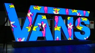 VANS Video Mapping Projection on 3D Surface / Intro