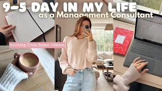 9-5 LONDON OFFICE JOB ☕ DAY IN MY LIFE AS A PEOPLE CONSULTANT (wfh edition)