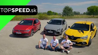 Rozlúčka s Hyundai i30N, Renault Mégane RS a VW Golf GTI