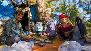 Life in Turkish Mountains-Family Living Without Electricity| Documentary-4K