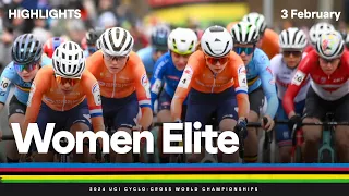 Women Elite Highlights | 2024 UCI Cyclo-cross World Championships