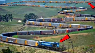 ये है दुनिया की सबसे लंबी ट्रेन जो की हमारे भारत की हे (10km) || Top 10 Longest Train In The World