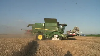 Caseih & John Deere 7250+S770 grano 2022