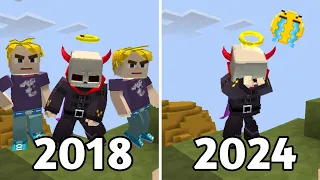 2018 vs 2024 in Old Games (Blockman Go)