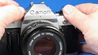 Canon AE 1 Program Testing