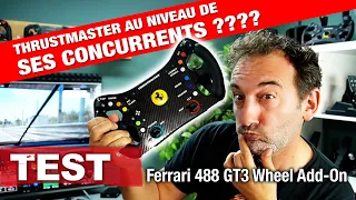 Test du volant Thrustmaster Ferrari 488 GT3 Wheel Add On