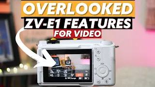 5 Awesome Overlooked Sony ZV-E1 Features Nobody's Talking About 🤯