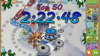 BTD6 Race "Downhill Avalanche" in 2:22.48