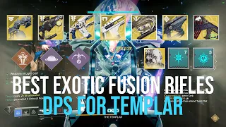 The Best Exotic Fusion Rifles VS Legend Templar "TTK & Easy Melts" - Season of the Lost