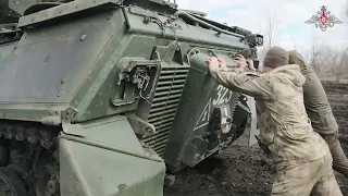 Российские бойцы захватили почти неповрежденную БМП "Marder" на Авдеевском направлении