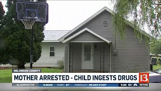 Mother arrested after child ingests drugs