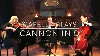 String trio Canon In D. Capella String Quartet Glasgow performing as a trio