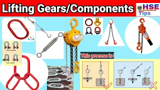 Lifting tools & tackles safety in hindi | Lifting equipment | Lifting Components | All lifting tools