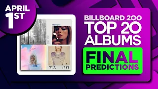 FINAL PREDICTIONS | Billboard 200, Top 10 Albums | April 1, 2023