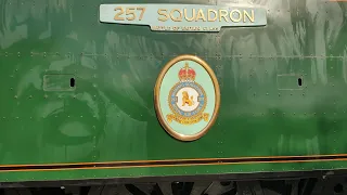 257 squadrons first public running day on the k&esr with Hastings
