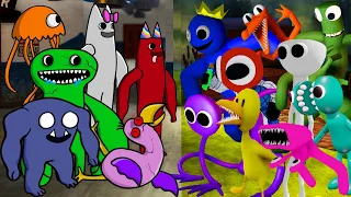 NEW Rainbow Friends VS Garten Of Banban (New Characters) 🎶 FNF NEW MOD (Roblox Rainbow Friends)