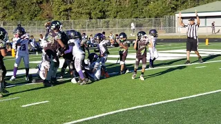 8u Asheville Xtreme gets the game winning 2 point Conversion!!