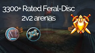 3300+ Rated Feral-Disc 2v2 arenas | WotLK Classic arena