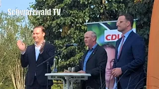 🚨 Jens Spahn in Albbruck: Begrüßungsrede durch Bürgermeister Stefan Kaiser [20.08.2021]