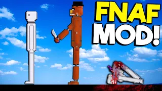 Haunted Five Night's At Freddy's Suit Destroys Ragdolls! (People Playground FNAF Mod)
