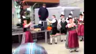 Traditional German whip dance by Concordia Enzian Schuhplattler group