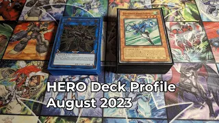 My First Deck Built in 9 Years! HERO Deck Profile August 2023