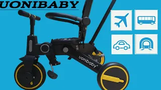 REVIEW SEPEDA LIPAT RODA TIGA UONIBABY||COCOK BANGET BUAT TRAVELING||7 in 1