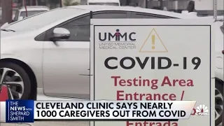 Ohio's Covid-19 hospitalizations doubled in last three weeks, nearly 1K caregivers out from virus