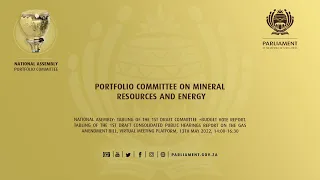 Subcommittee on the Review of the National Assembly Rules, 13th May 2022