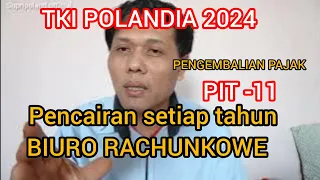 TKI POLANDIA 2024 PENGEMBALIAN PAJAK PIT-11 DI POLANDIA