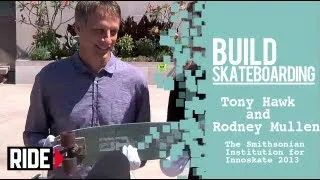 Tony Hawk and Rodney Mullen at the Smithsonian Institution for Innoskate 2013