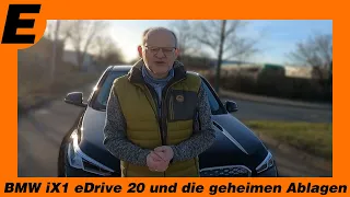 BMW iX1 eDrive 20 und die geheimen Ablagen ??? - Neues aus Studio Hannover