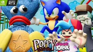 Huggy Wuggy Friday Night Funkin Vs Squid Game Vs Sonic Vs Mario Vs Squid Game Animation #1