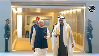 UAE President Sheikh Mohamed Hosts a Reception for Indian Prime Minister Narendra Modi.