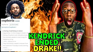 RIP DRAKE IT'S OVER 😢 | RETRO QUIN REACTS TO KENDRICK LAMAR "EUPHORIA" (DRAKE DISS)