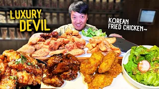 LUXURY "Prada" Korean Fried Chicken & DEVIL Fried Chicken | BEST Korean Fried Chicken Chain in Seoul