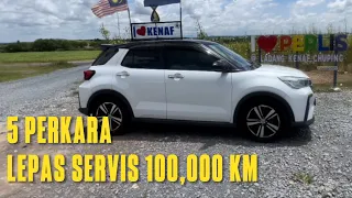 V292. ATIVA : 5 Perkara Lepas Servis 100,000KM. #peroduaativa