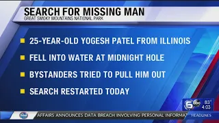 Search underway for missing man in Smokies