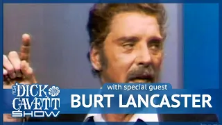 Burt Lancaster - Fascinating Man With A Remarkable Experience | The Dick Cavett Show