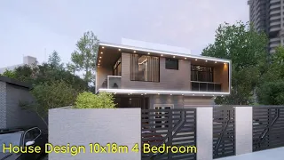 House Design 10X18m 2 Storey | Modern House Design