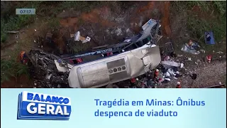 Tragédia em Minas: Ônibus despenca de viaduto; 19 alagoanos morrem