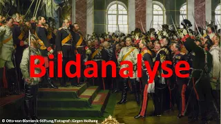 Die Kaiserproklamation 1871 in Versailles - Bildanalyse