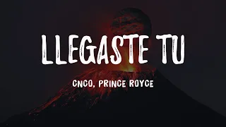 Prince Royce ft CNCO - Llegaste Tú (Letra/ Lyrics)