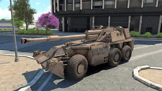 War Thunder: Great Britain - G6 Tank Destroyer Gameplay [1440p 60FPS]