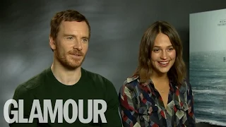 Michael Fassbender & Alicia Vikander Talk The Light Between Oceans | Glamour UK