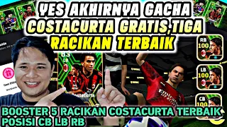 BOOST 5 ✅TIGA RACIKAN EPIC COSTACURTA KAMPANYE TERBAIK POSISI LB RB DAN CB EFOOTBALL 2024 MOBILE