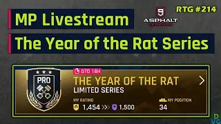 Asphalt 9 LIVESTREAM w/ MUSIC - The Year of the Rat & Rush MP Series | RTG #214