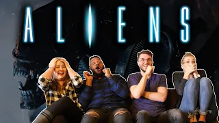 Friends watch ALIENS (1986) for the FIRST *and second* time