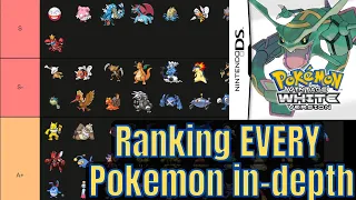 Ranking every Pokemon in Vintage White for nuzlocking! In-depth Nuzlocke Tier list! ROM hack