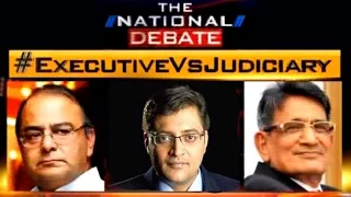 NJAC Debate with Arnab Goswami | Legislature Vs Judiciary | Arun Jaitley Vs Justice R M Lodha - Full